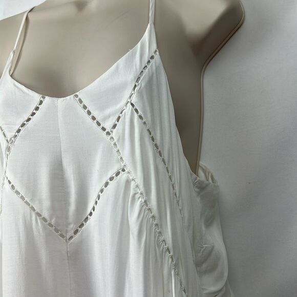 Lulus Easy Honey Ivory Slip Dress EUC size Medium - Picture 9 of 16